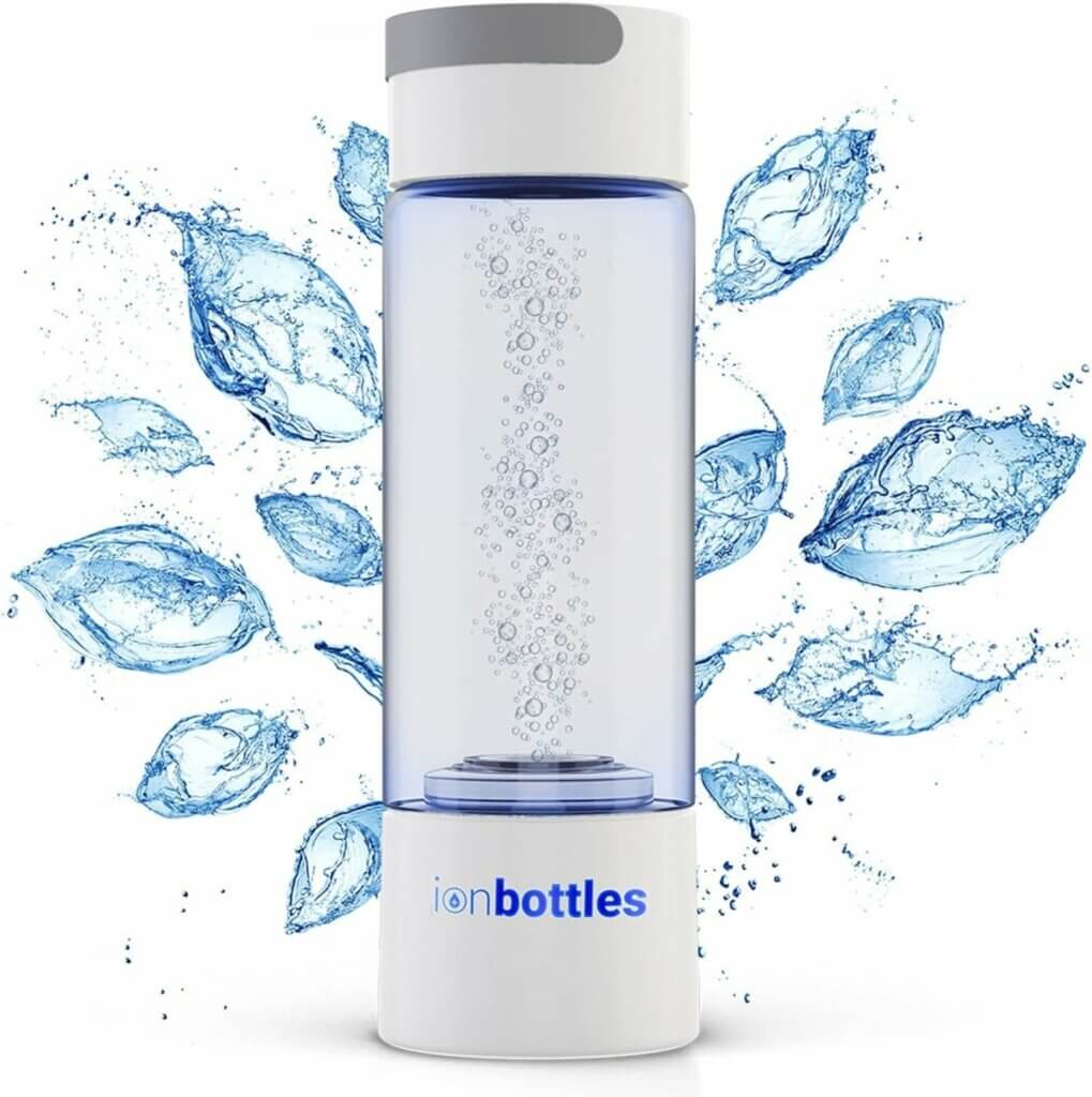 Original IonBottles - High Therapeutic Levels 1.6 PPM Hydrogen Water Bottle  Featuring SPE and PEM Technology